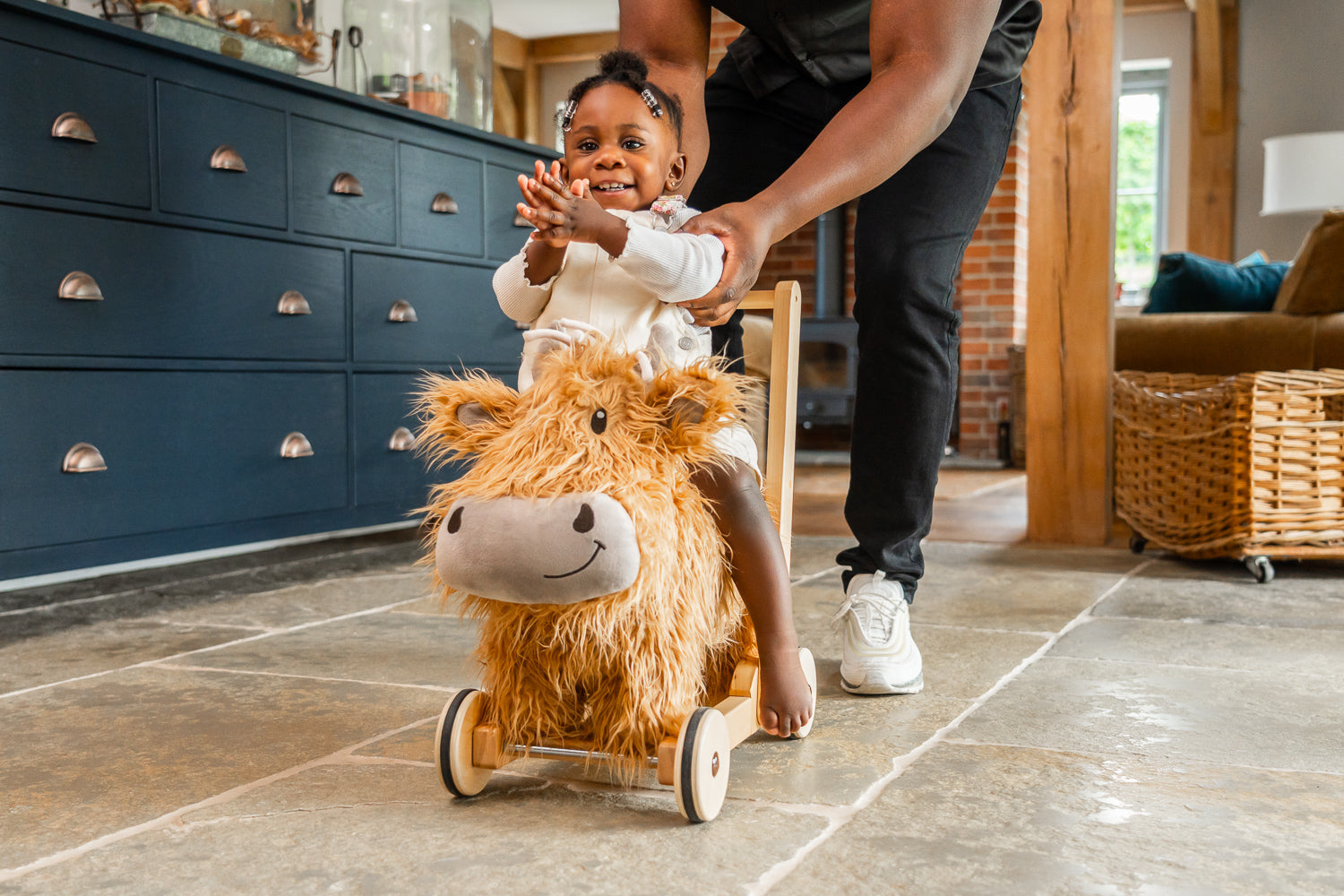 Hubert Highland Cow Baby Walker
