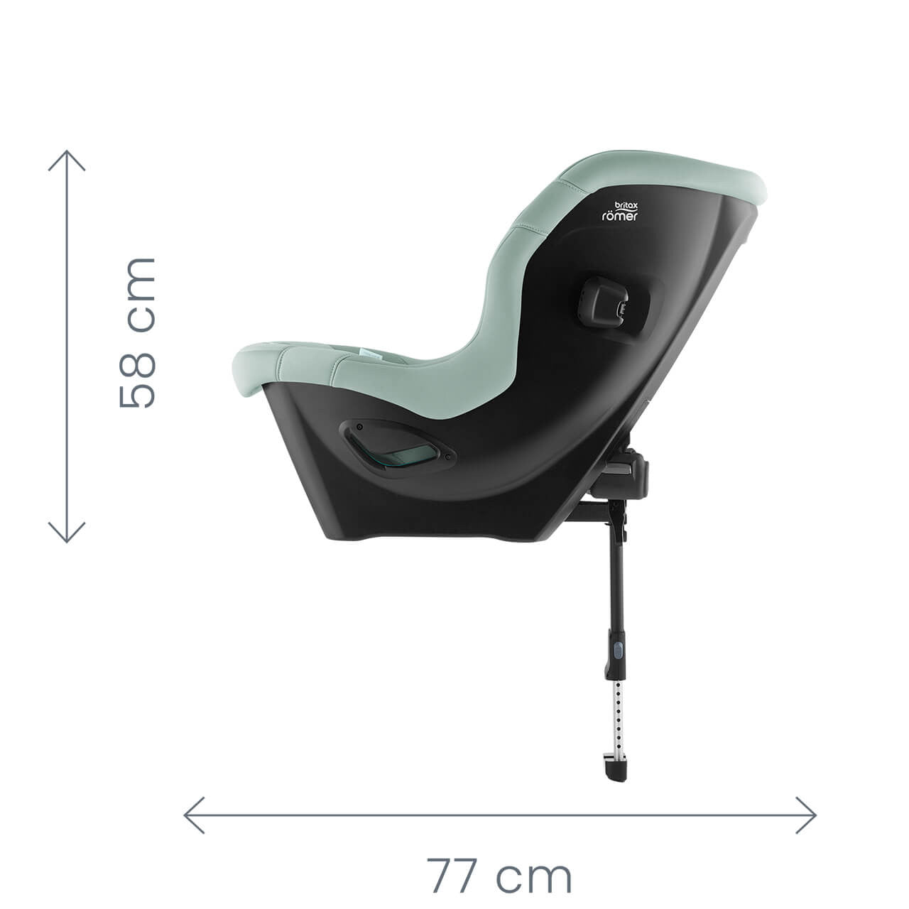 Britax Römer MAX-SAFE PRO inc FREE Leg Spacer - Moonlight Blue