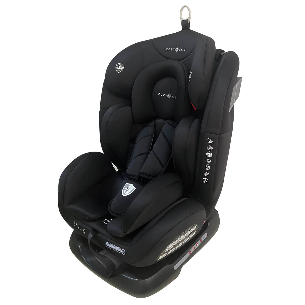 Cozy N Safe Apollo Group 0+/1/2/3 360° Car Seat - Black