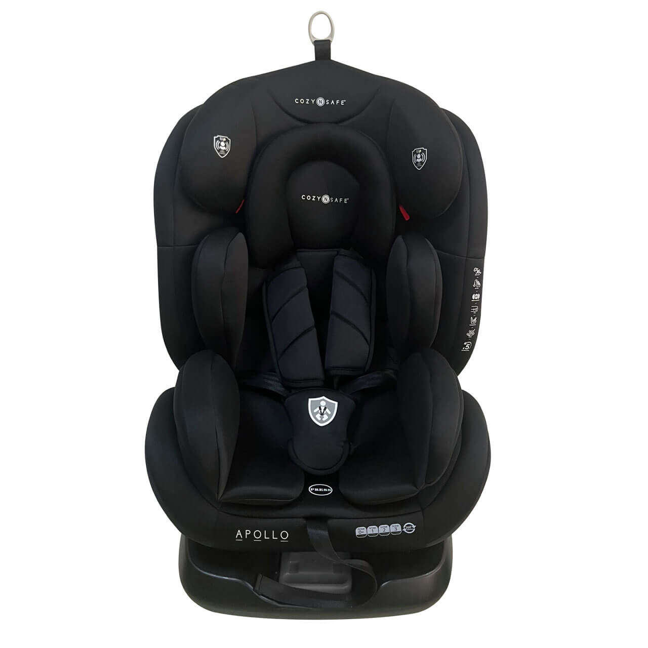 Cozy N Safe Apollo Group 0+/1/2/3 360° Car Seat - Black