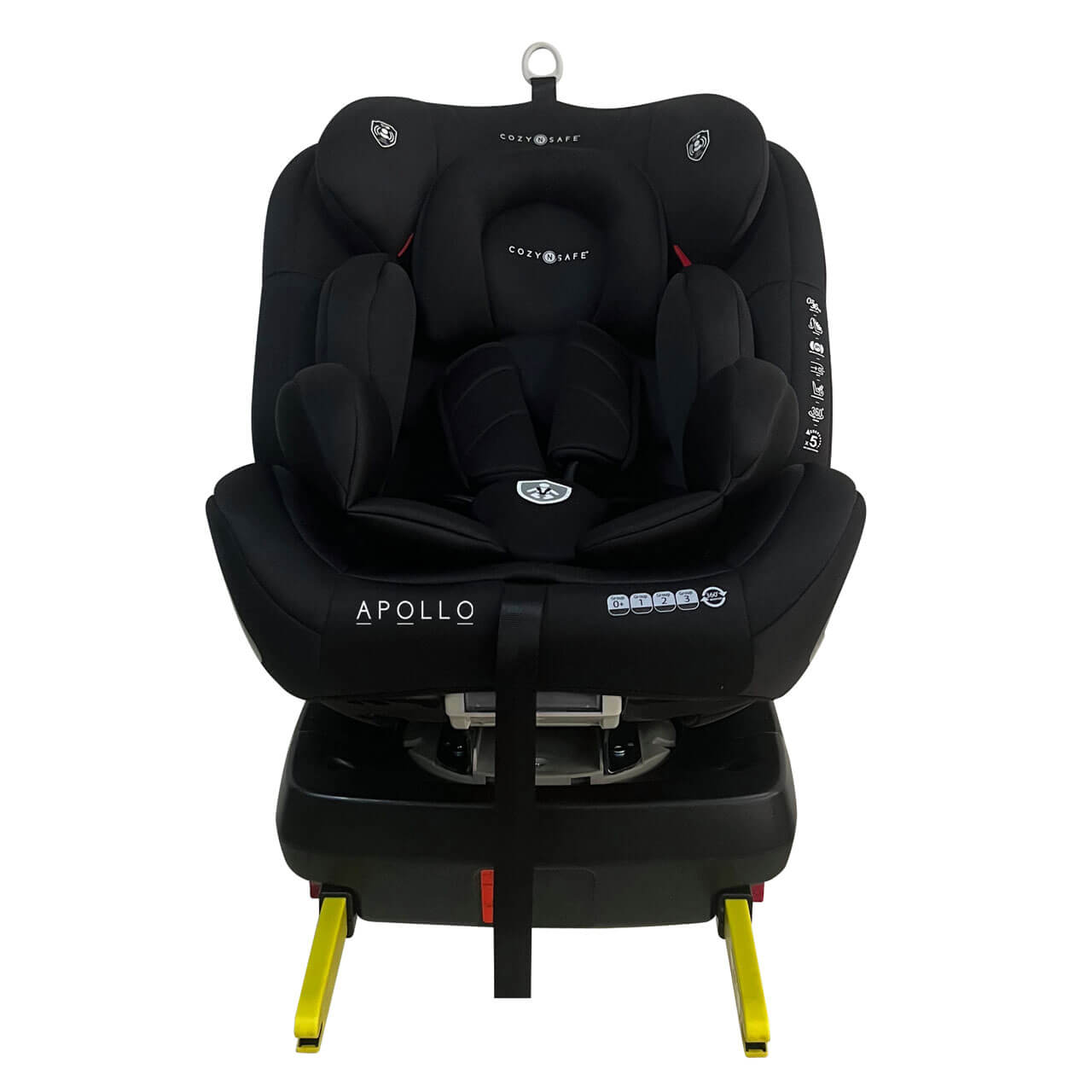 Cozy N Safe Apollo Group 0+/1/2/3 360° Car Seat - Black