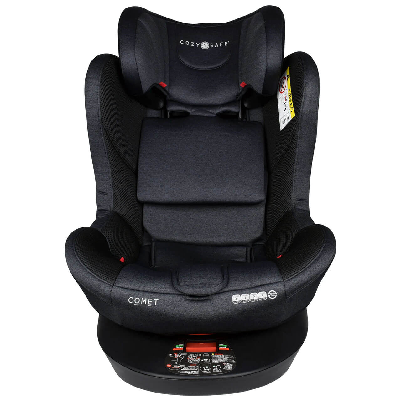 Cozy N Safe Comet 360 0+/1/2/3 Car Seat - Black