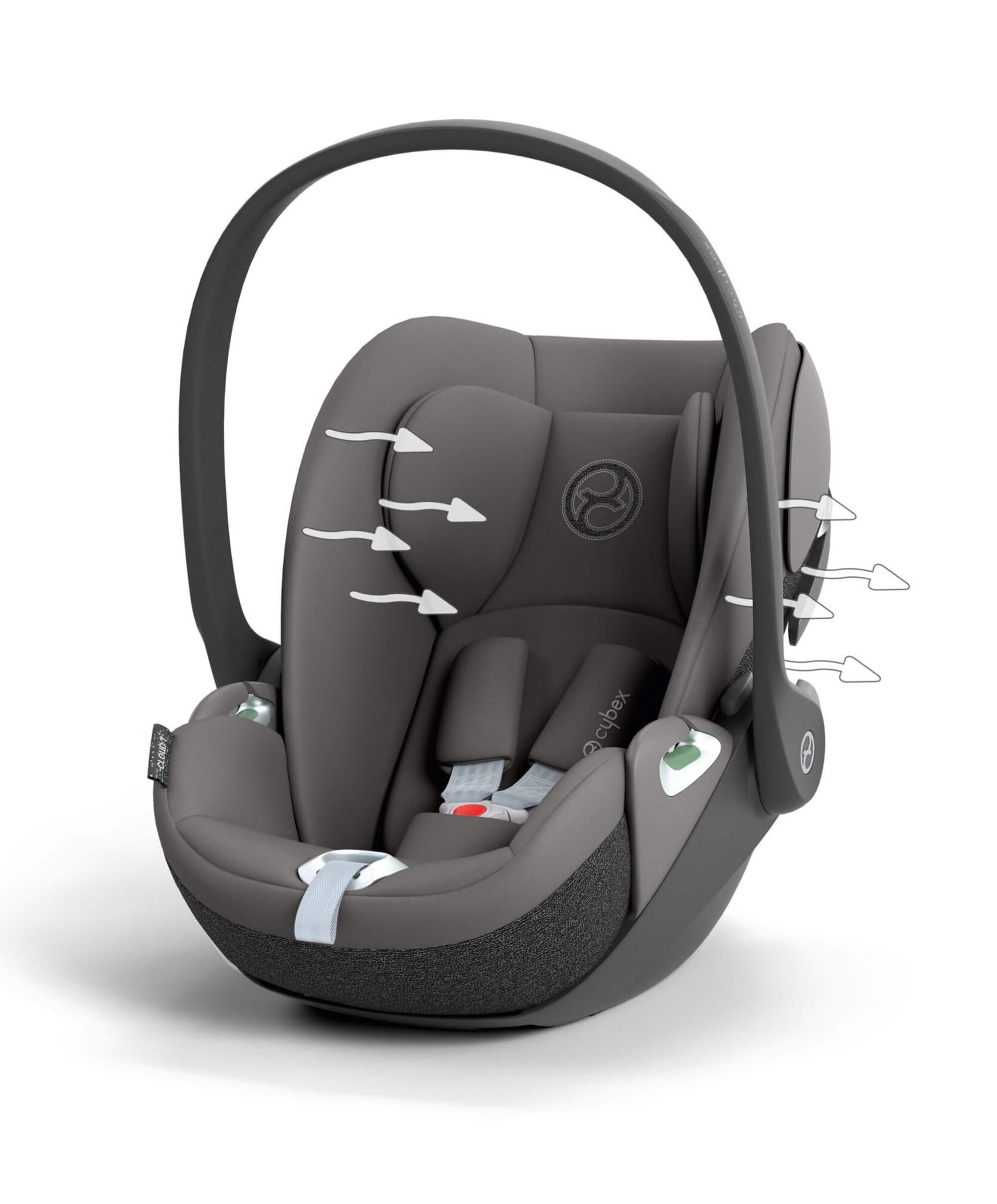 CYBEX Cloud T i-Size Rotating Baby Car Seat - Mirage Grey