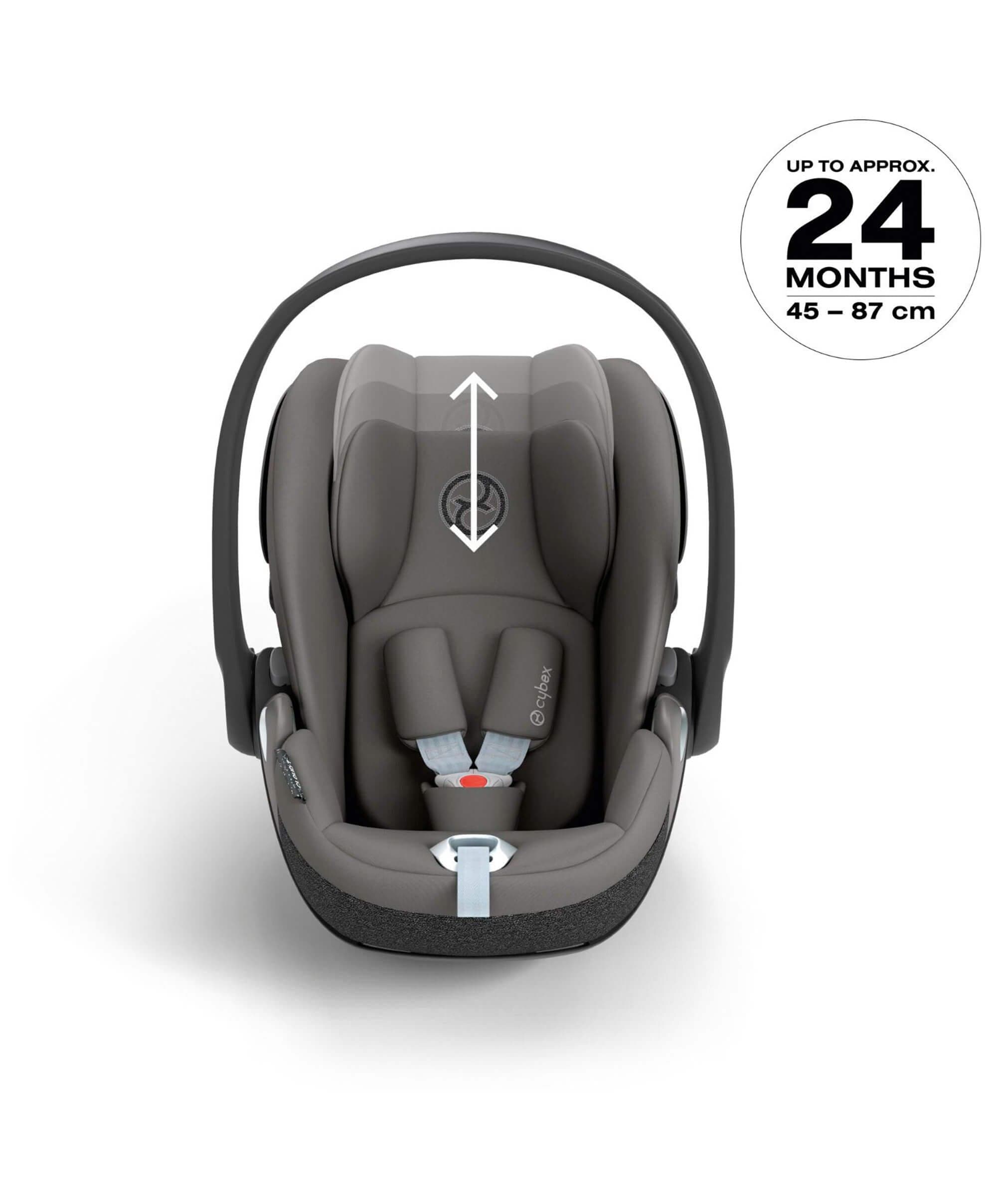 CYBEX Cloud T i-Size Rotating Baby Car Seat - Mirage Grey