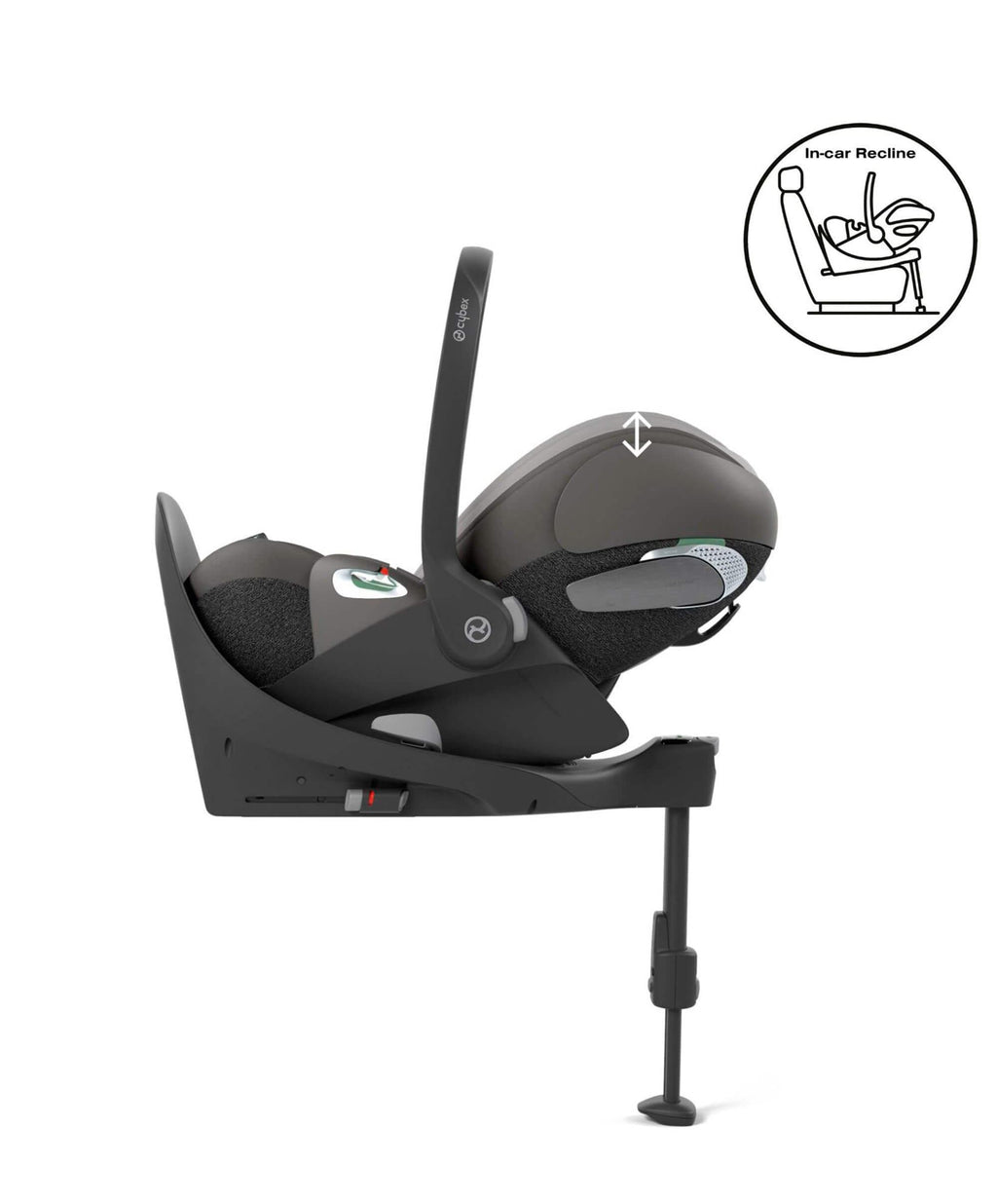 CYBEX Cloud T i-Size Rotating Baby Car Seat - Mirage Grey