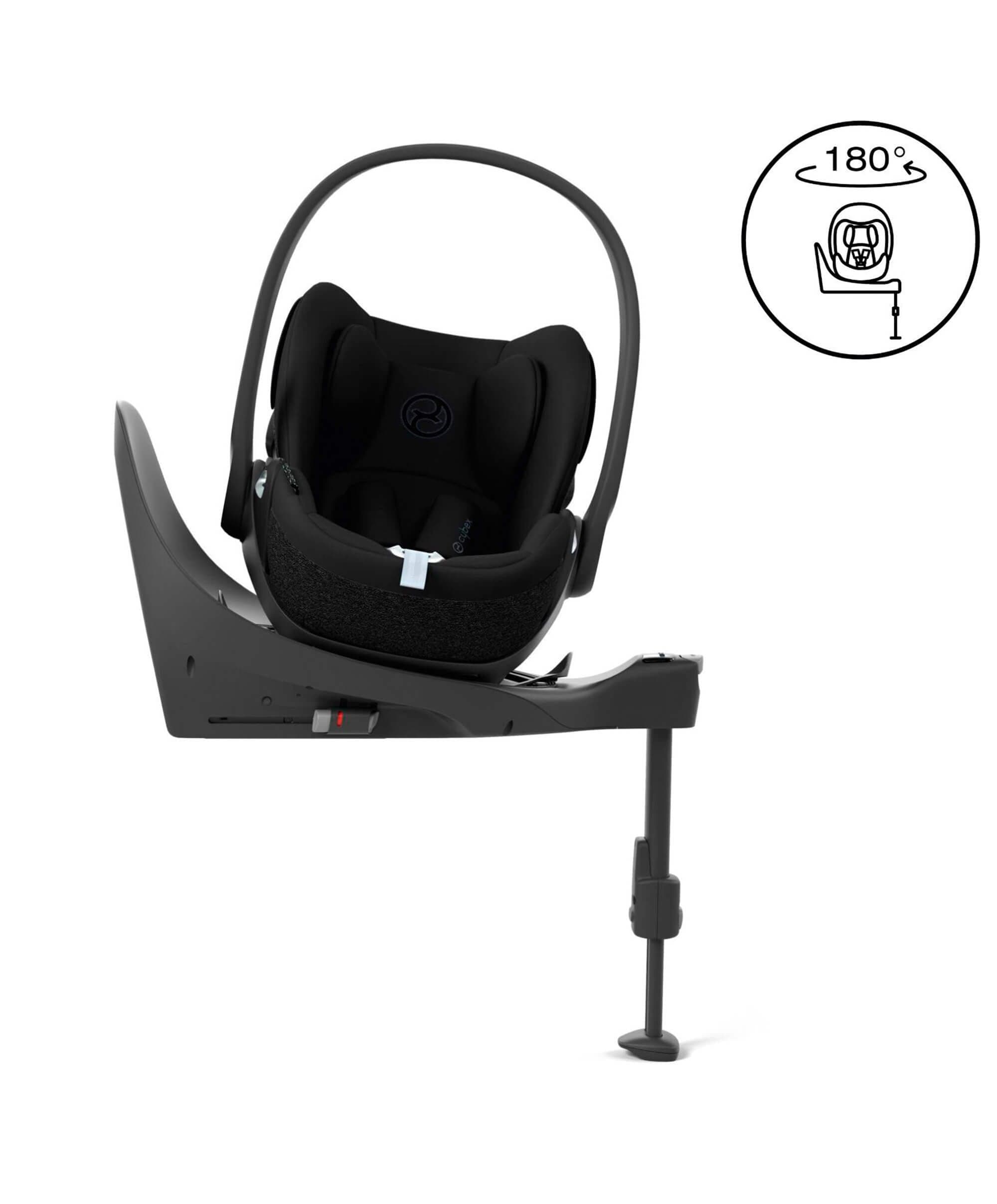 Cybex Cloud T i-Size Rotating Baby Car Seat - Sepia Black