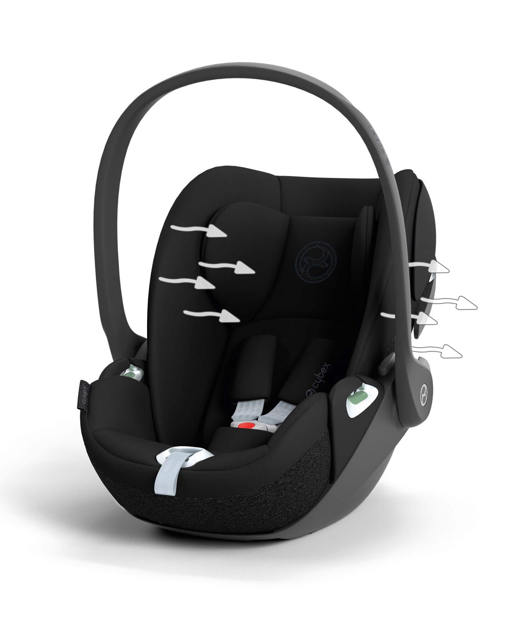 Cybex Cloud T i-Size Rotating Baby Car Seat - Sepia Black
