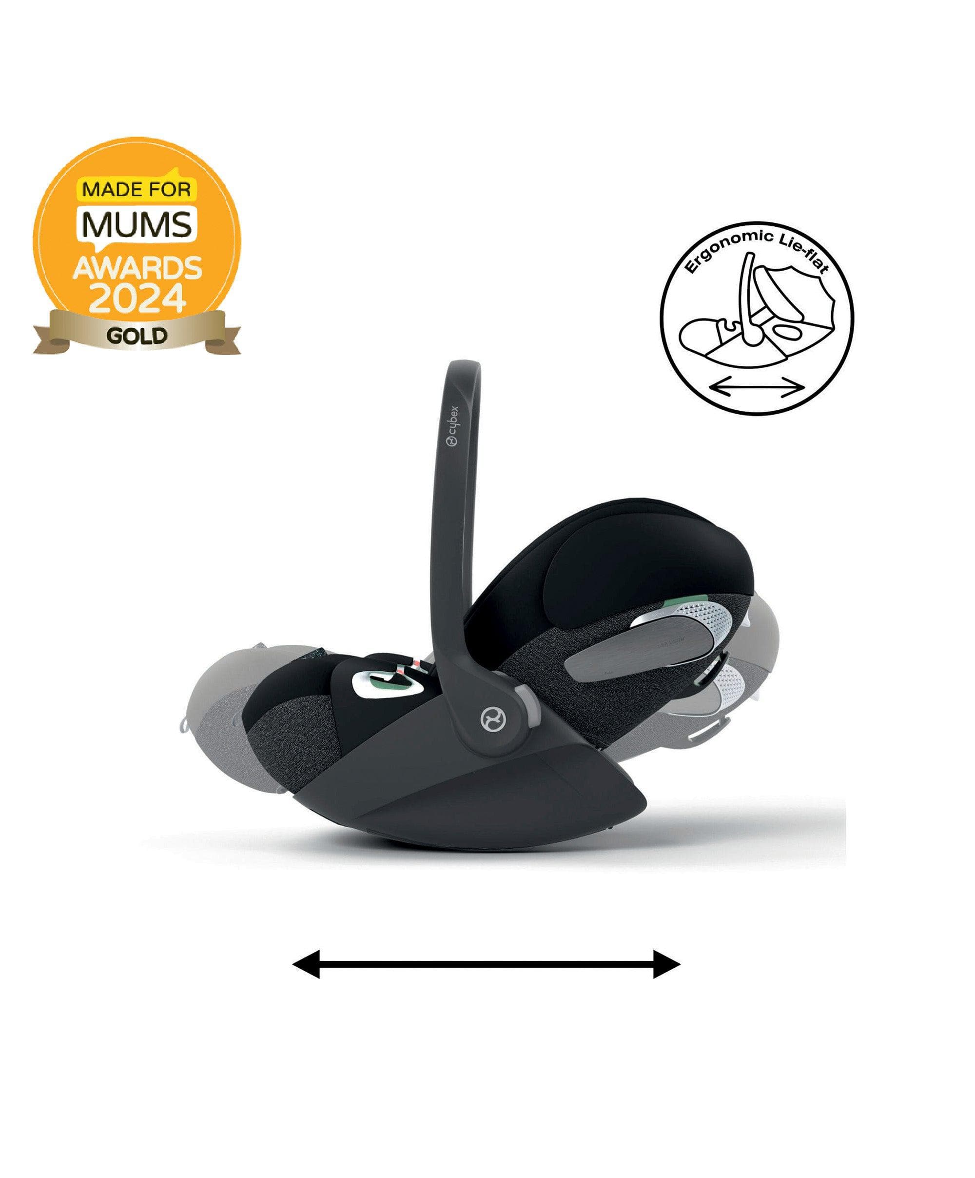 Cybex Cloud T i-Size Rotating Baby Car Seat - Sepia Black