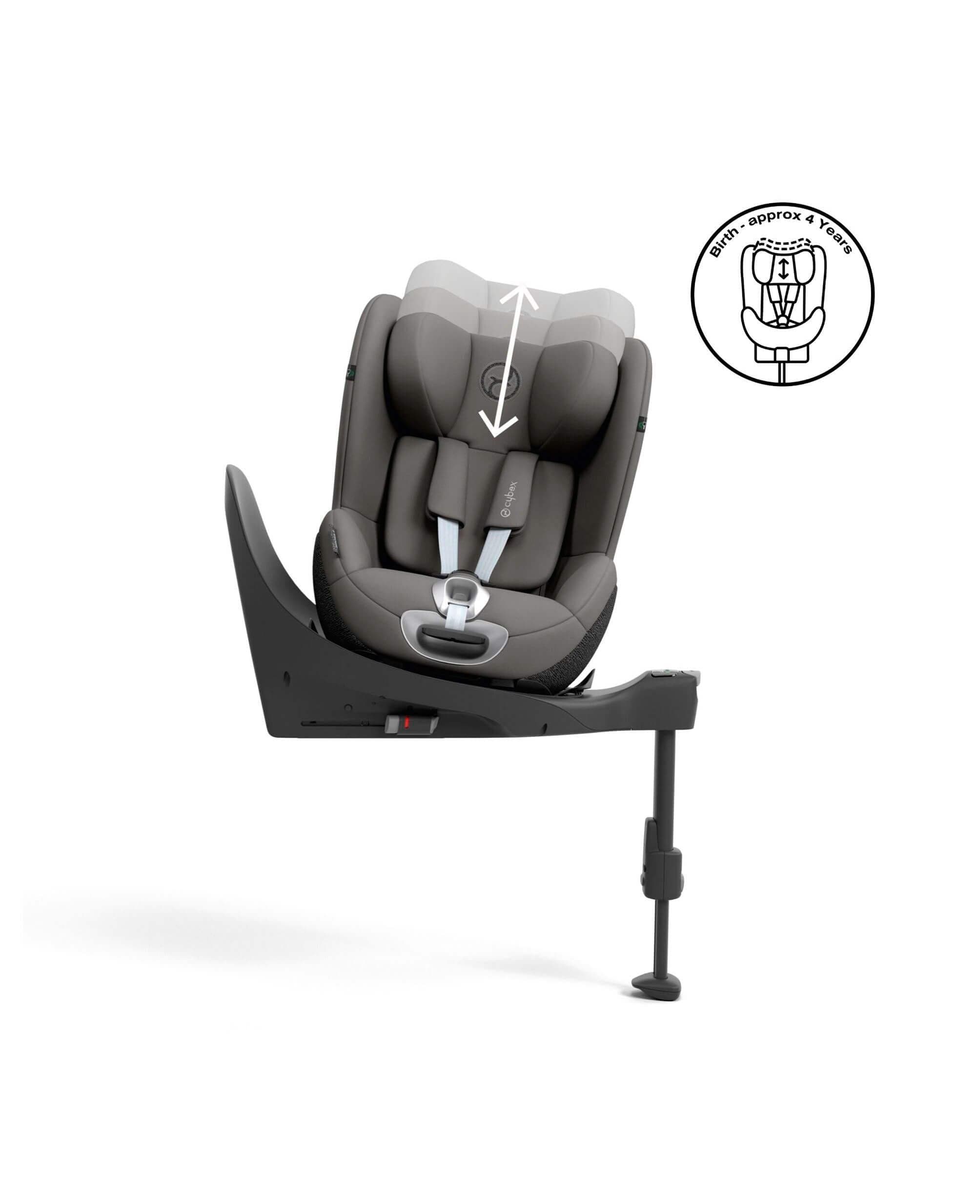 CYBEX Sirona T i-Size 360° Rotating Toddler Car Seat - Mirage Grey