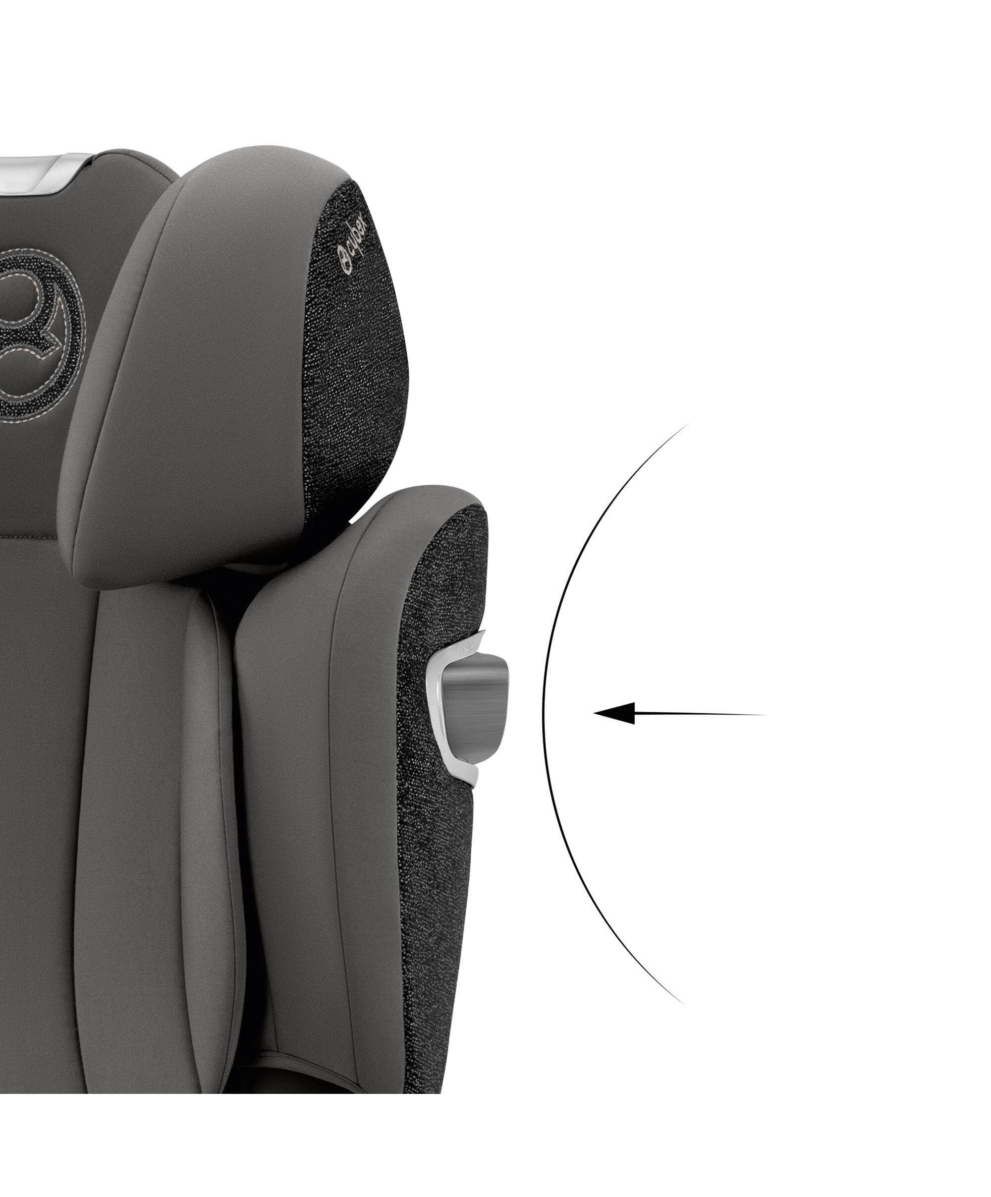 Cybex Solution T i-Fix High-back Booster Car Seat in Grey