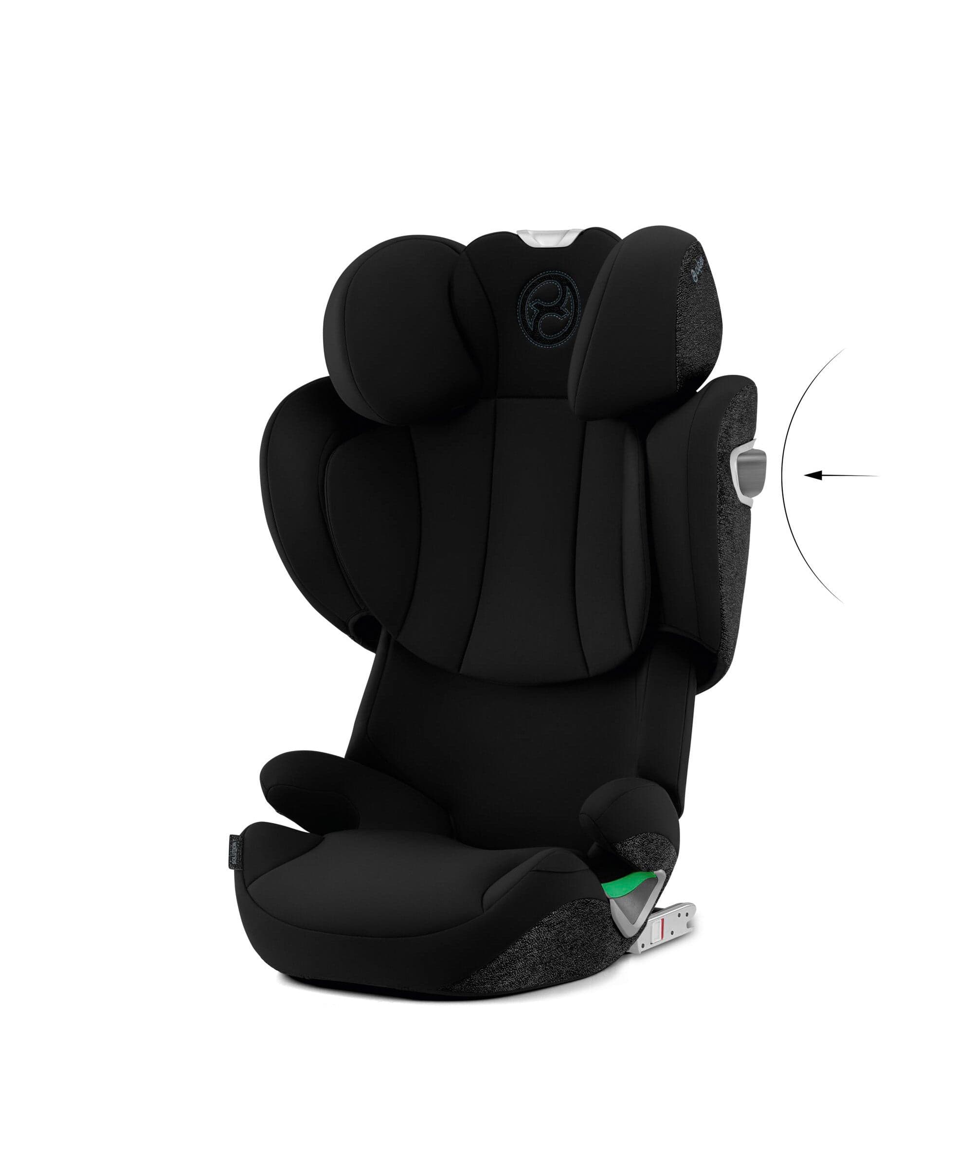 Cybex Solution T i-Fix High-back Booster Car Seat in Moon Black