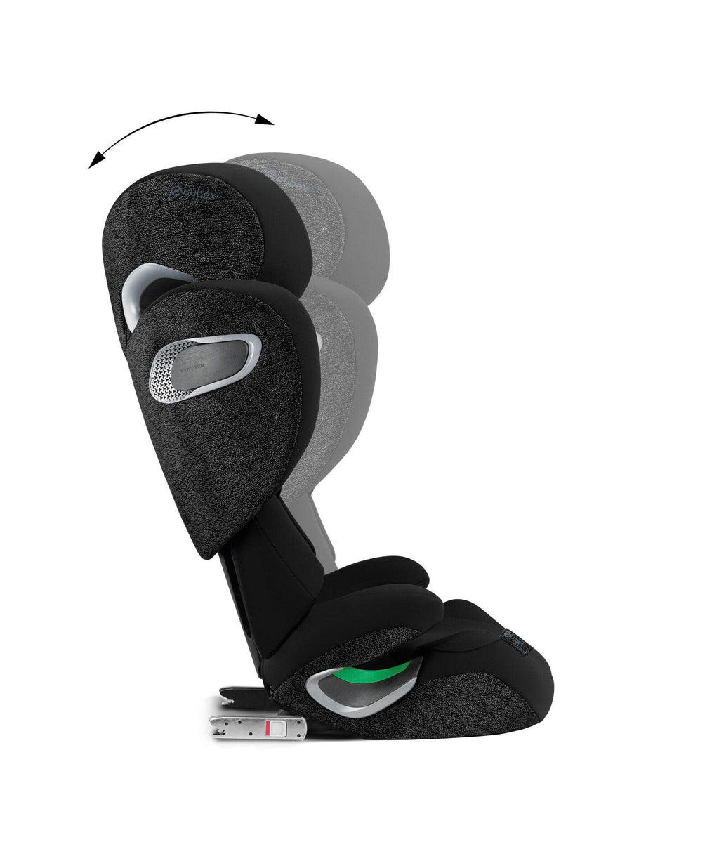 Cybex Solution T i-Fix High-back Booster Car Seat in Moon Black