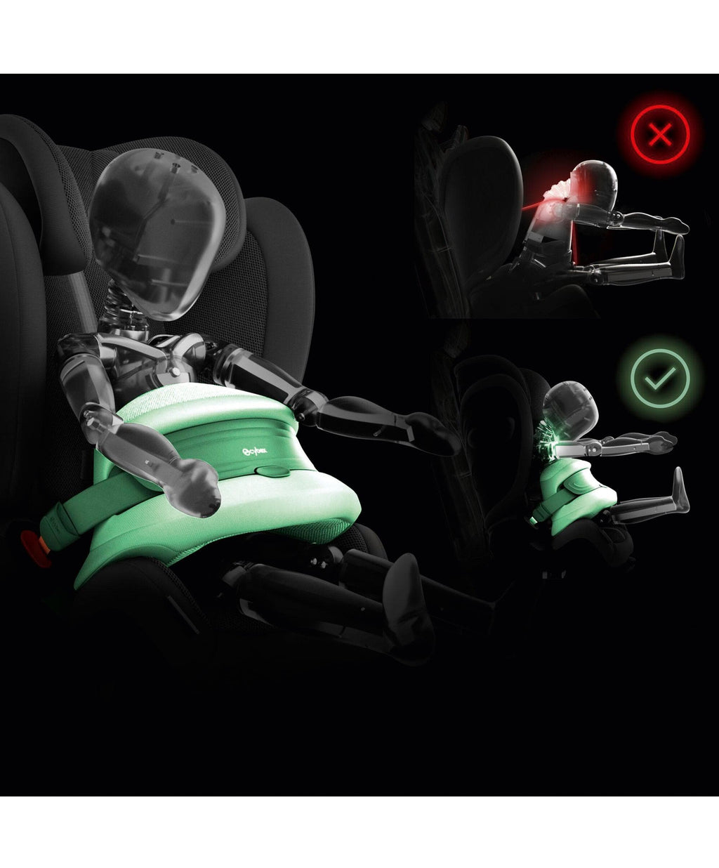 Cybex Pallas G2 i-Size 2-in-1 Child Car Seat - Magic Black