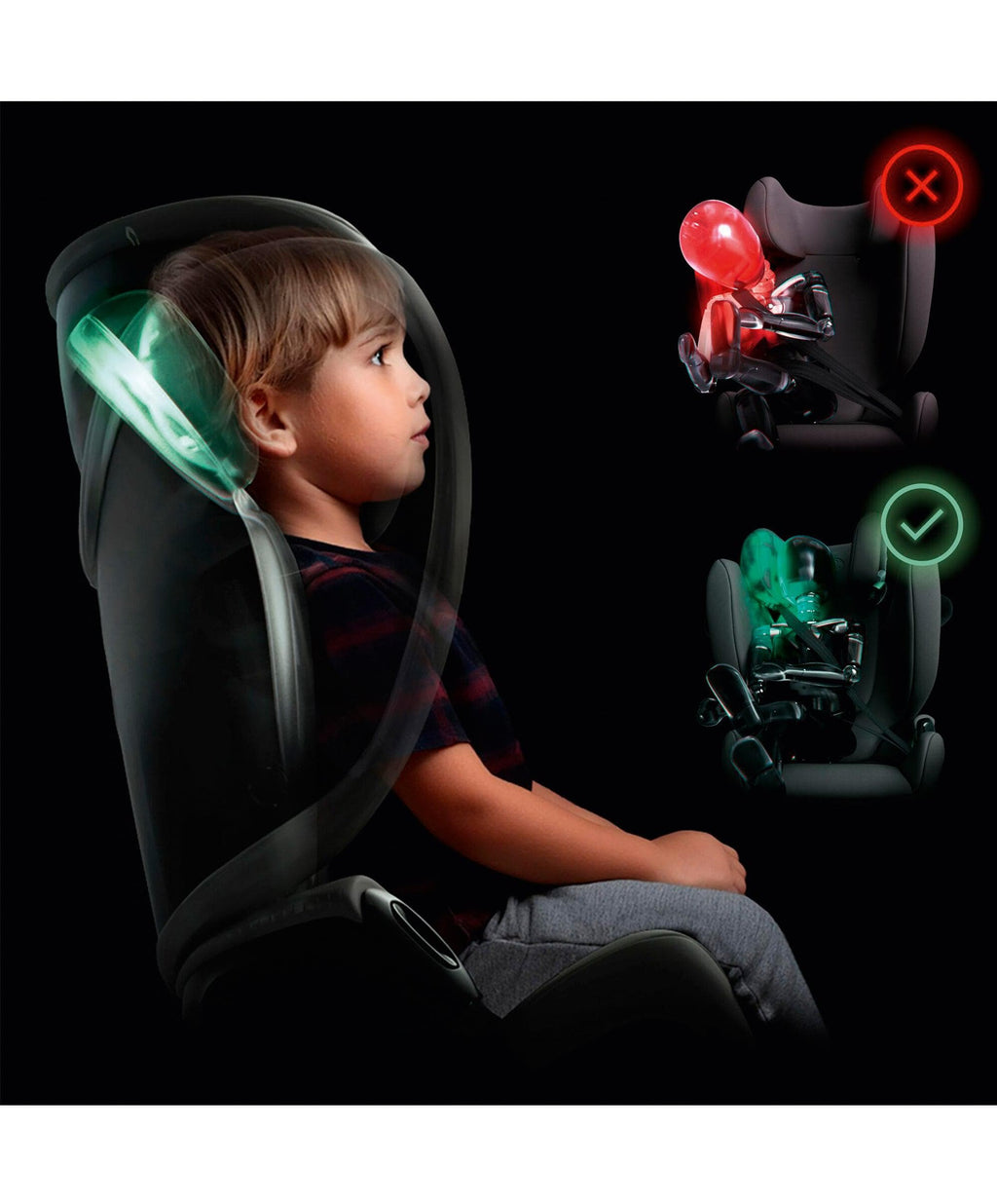 Cybex Solution G2 i-Size High-back Booster Car Seat - Magic Black