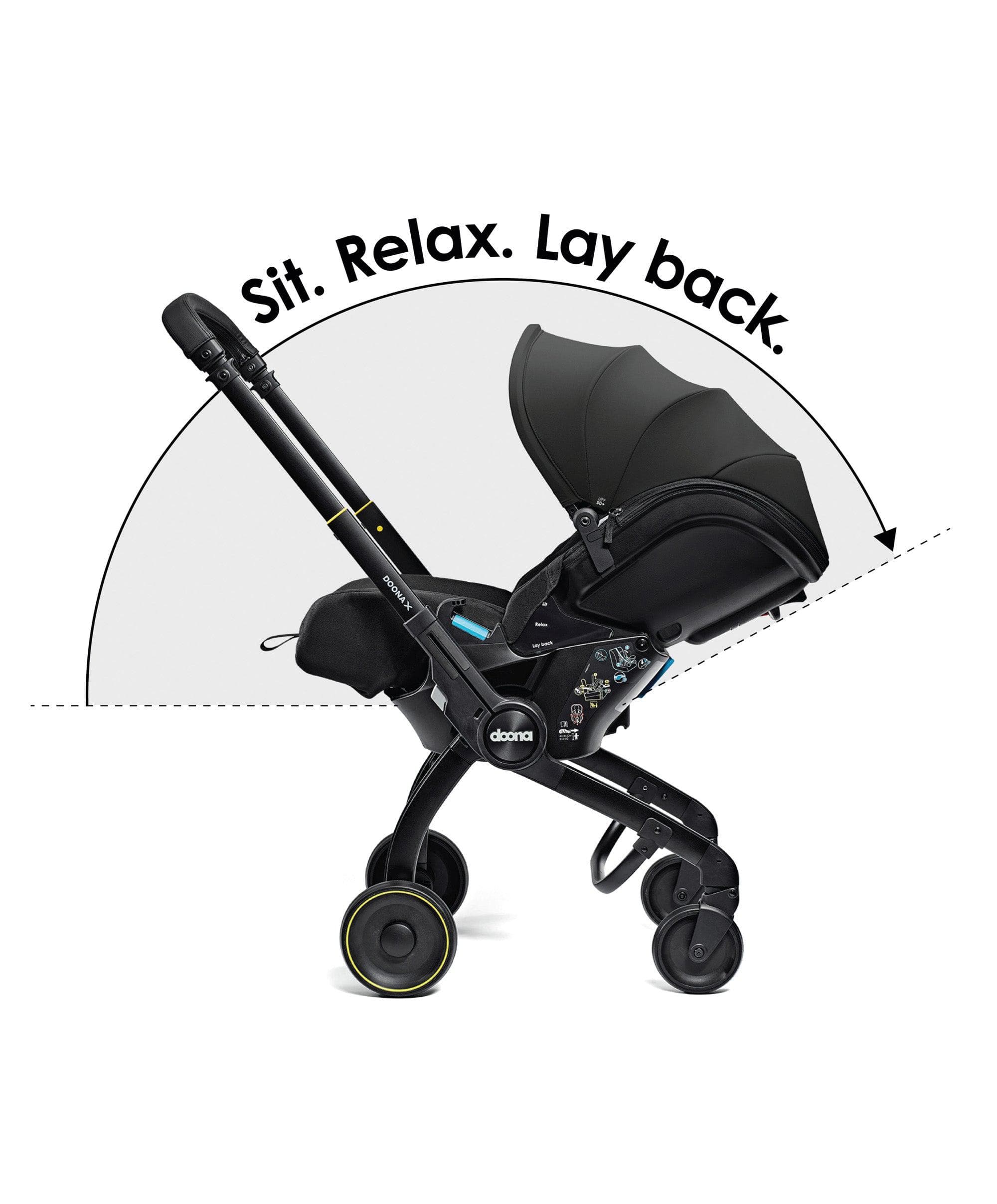Doona X Car Seat & Stroller - Nitro Black