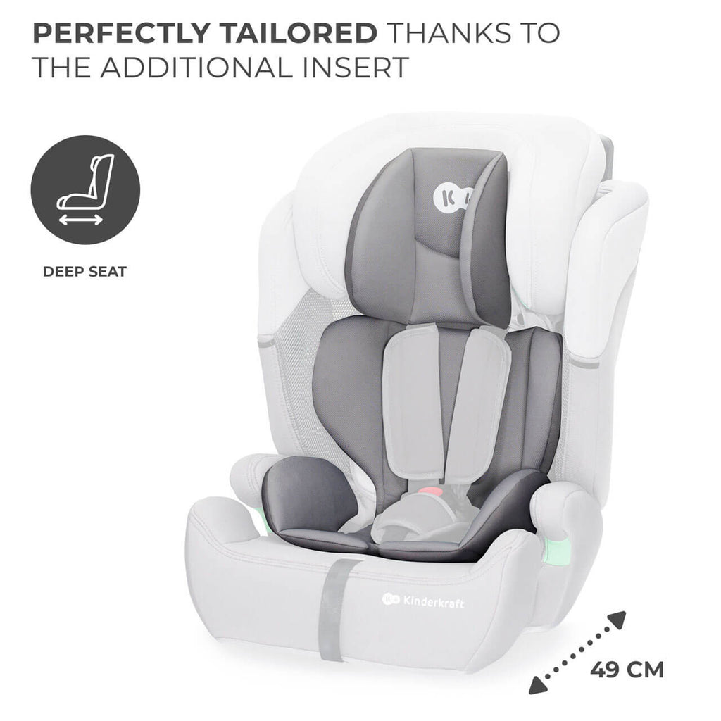 Kinderkraft Comfort Up iSize Car Seat - Grey