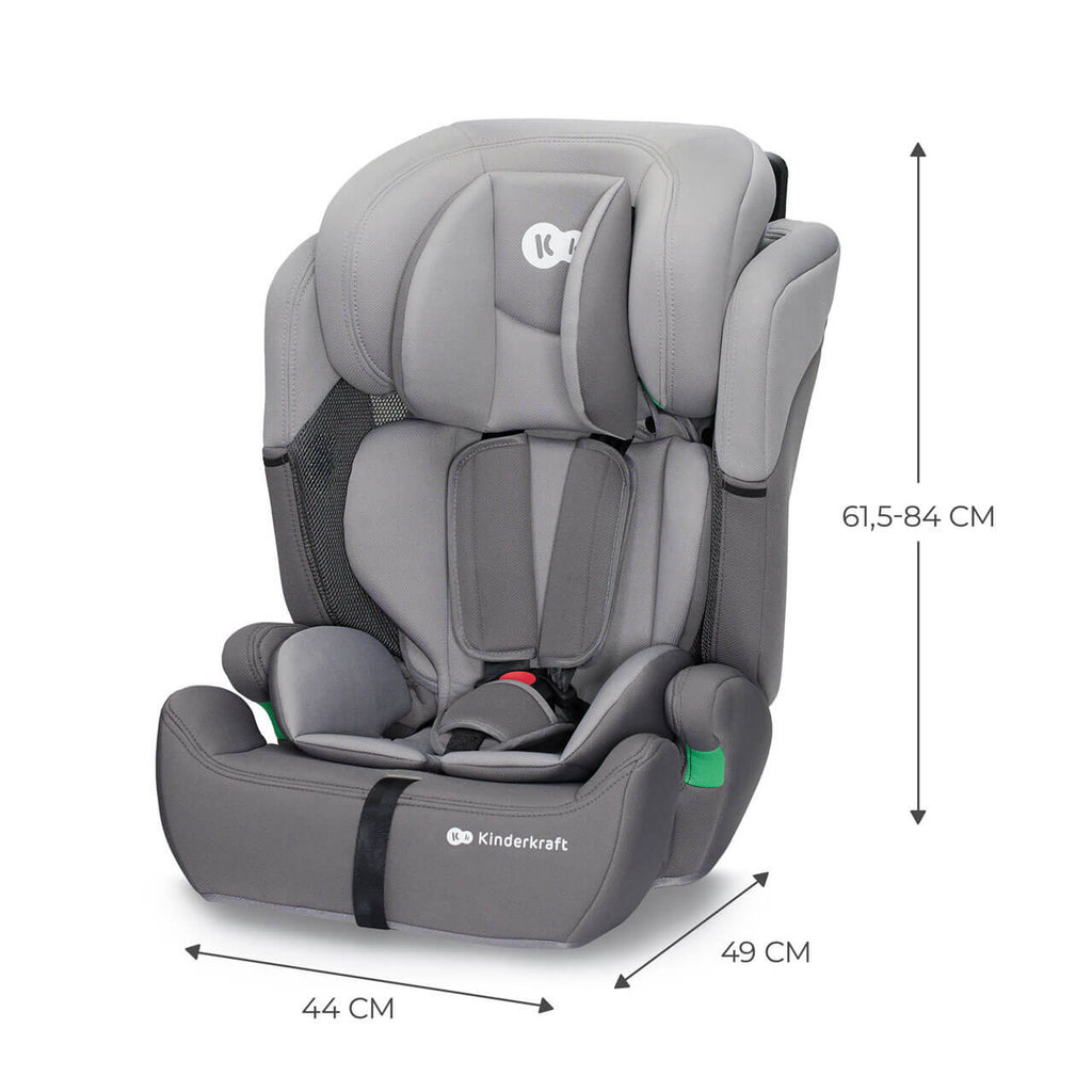 Kinderkraft Comfort Up iSize Car Seat - Grey