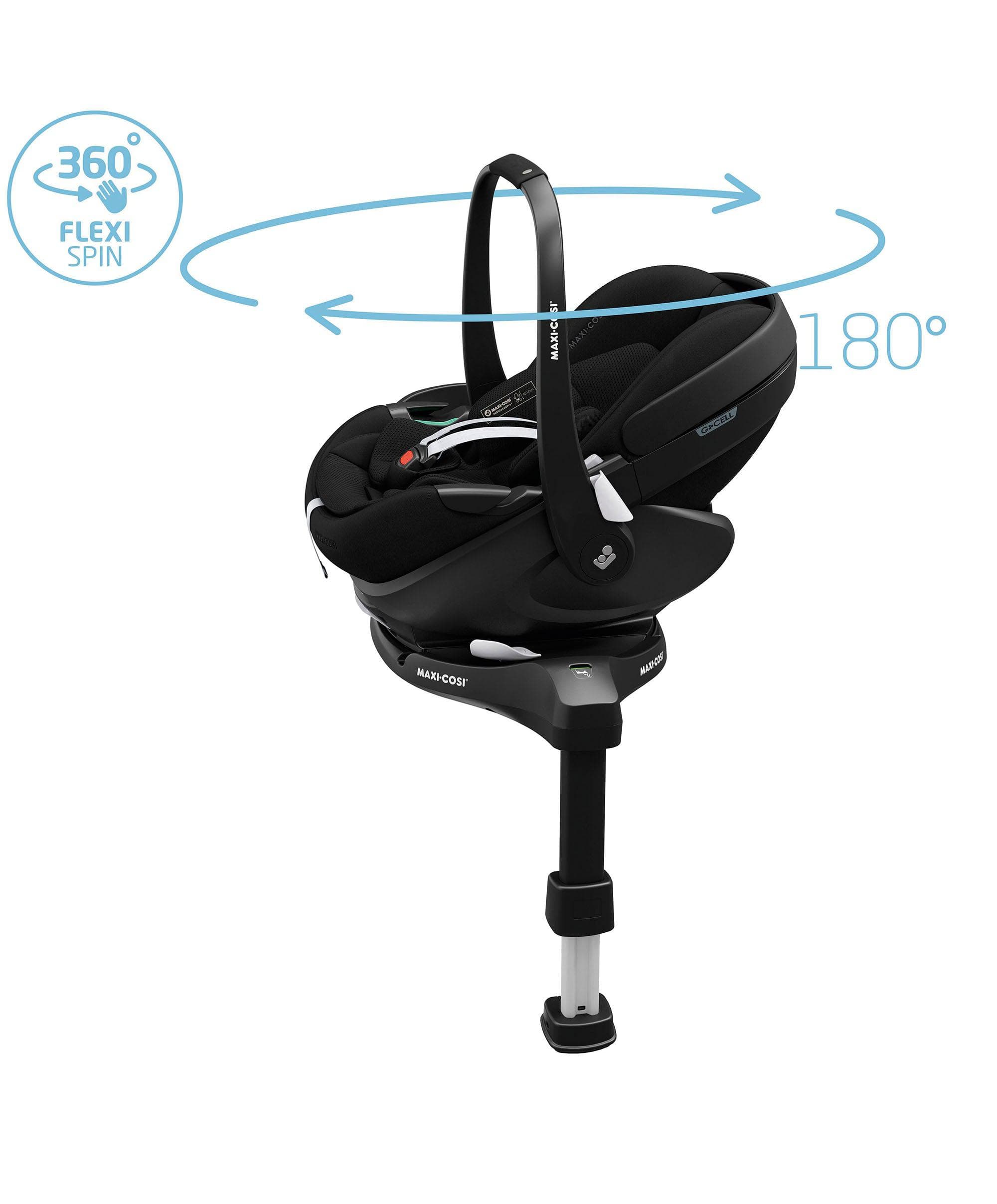 Maxi-Cosi Pebble 360 Pro&sup2; Bundle with Pearl 360 Pro Car Seat & FamilyFix 360 Pro ISOFIX Base