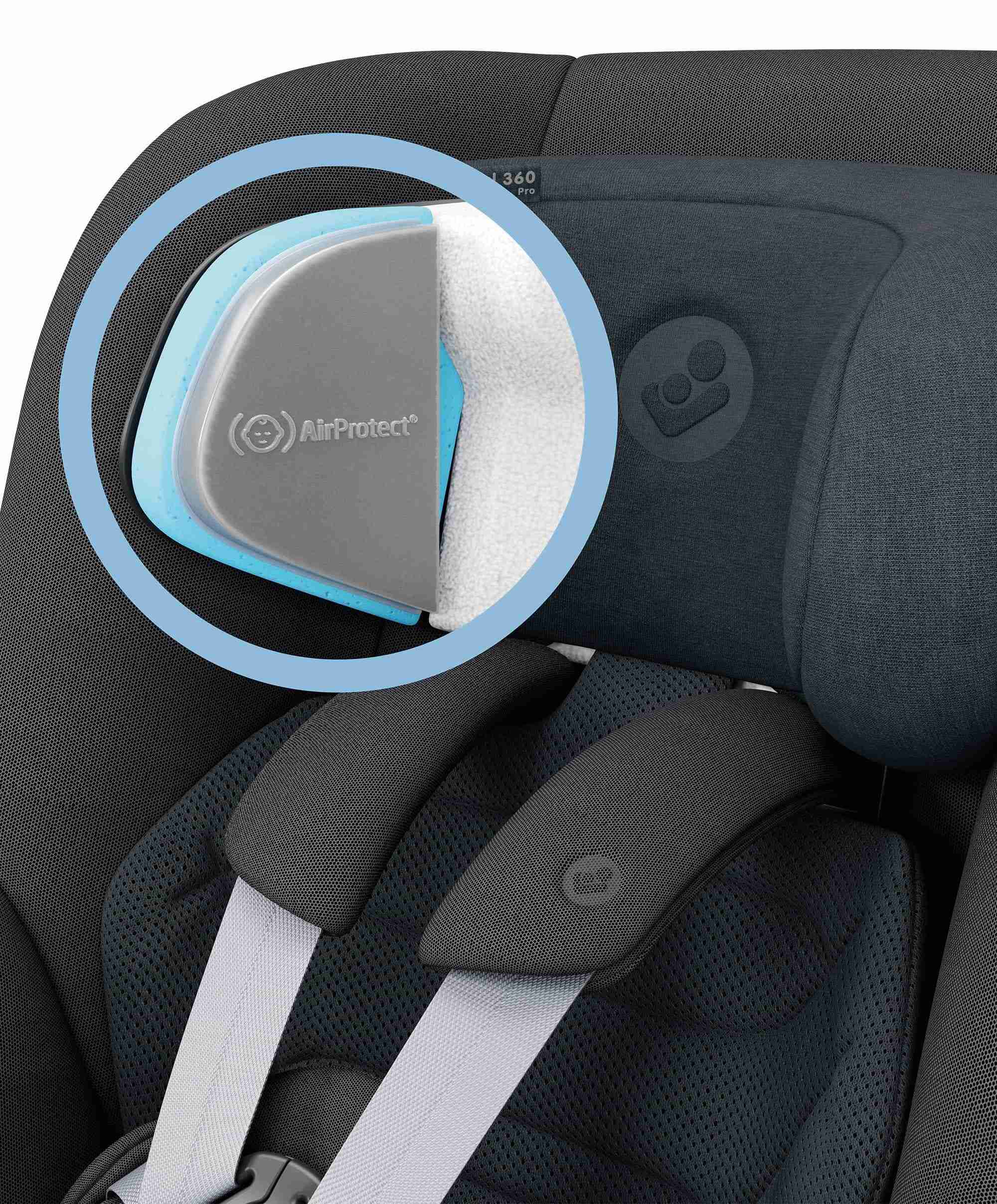 Maxi-Cosi Pearl 360 Pro Car Seat - Authentic Black