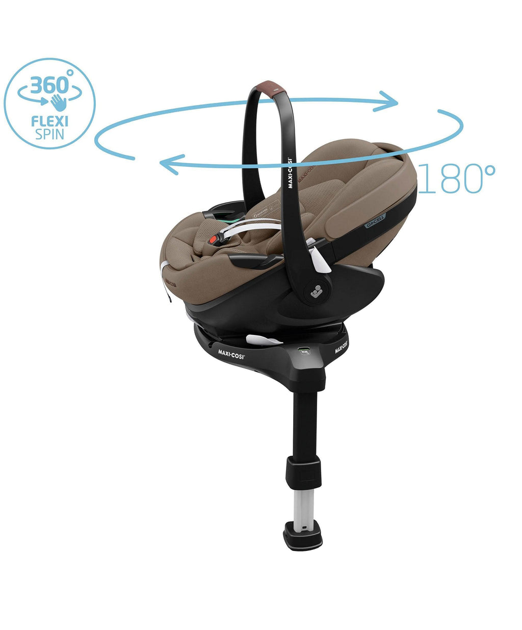 Maxi-Cosi Pebble 360 Pro&sup2 Car Seat & Base Bundle - Twillic Truffle