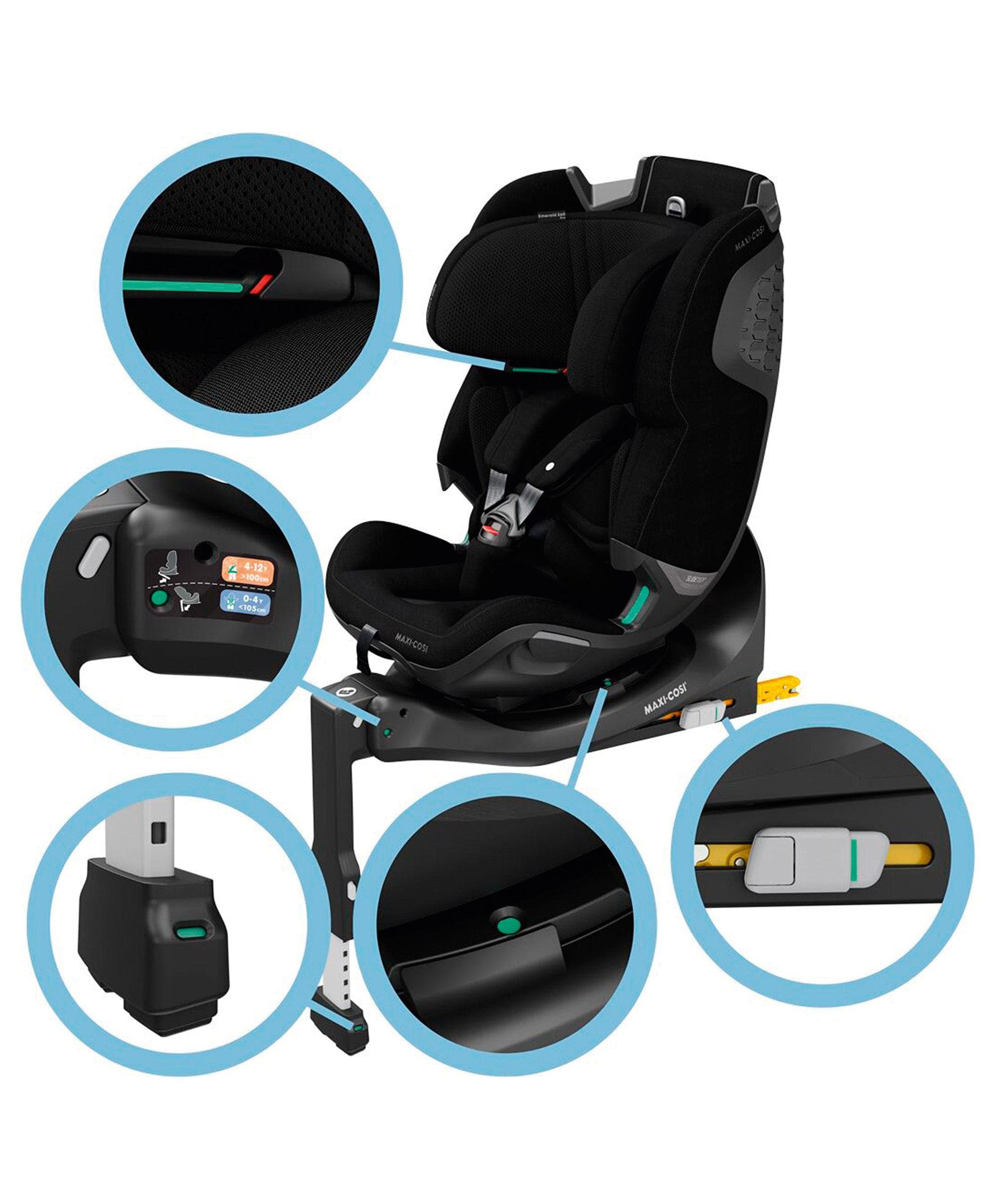 Maxi-Cosi Emerald 360 Pro Car Seat – Twillic Black