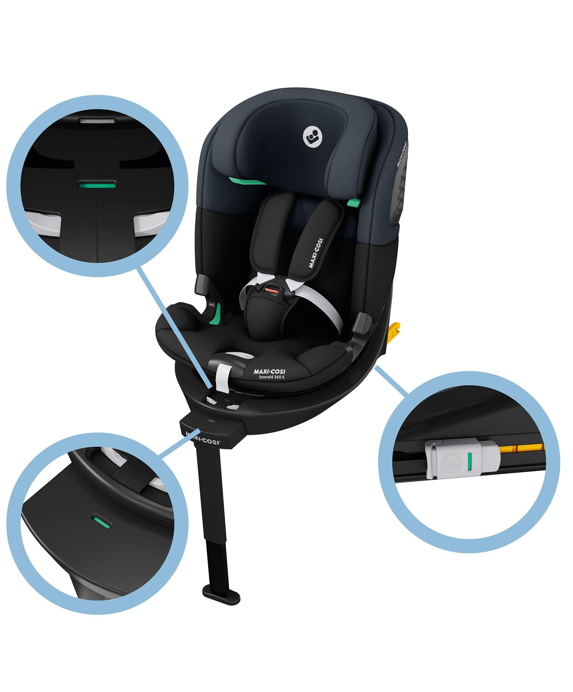 Maxi-Cosi Emerald 360 S Car Seat - Black