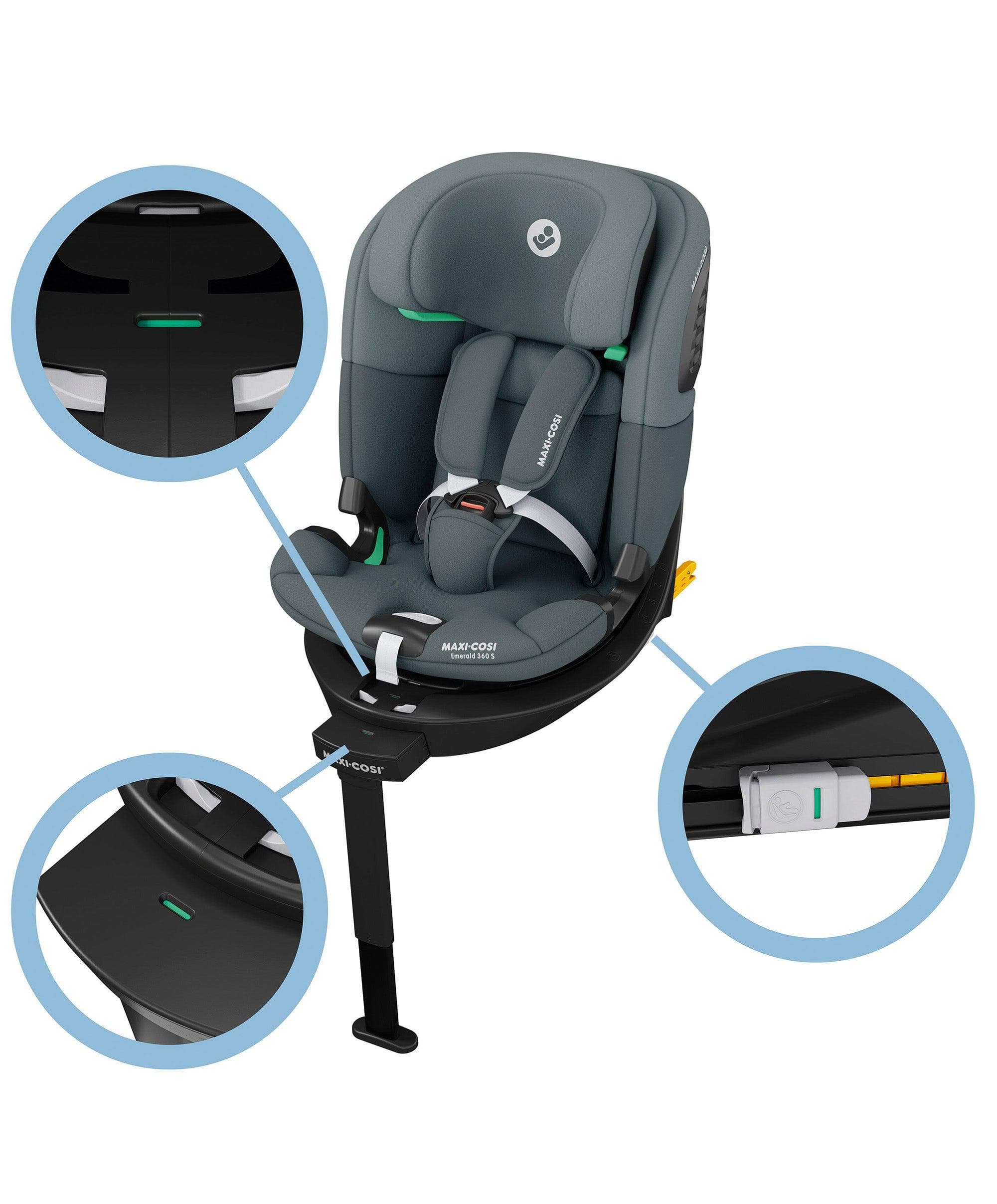 Maxi-Cosi Emerald 360 S Car Seat - Tonal Graphite