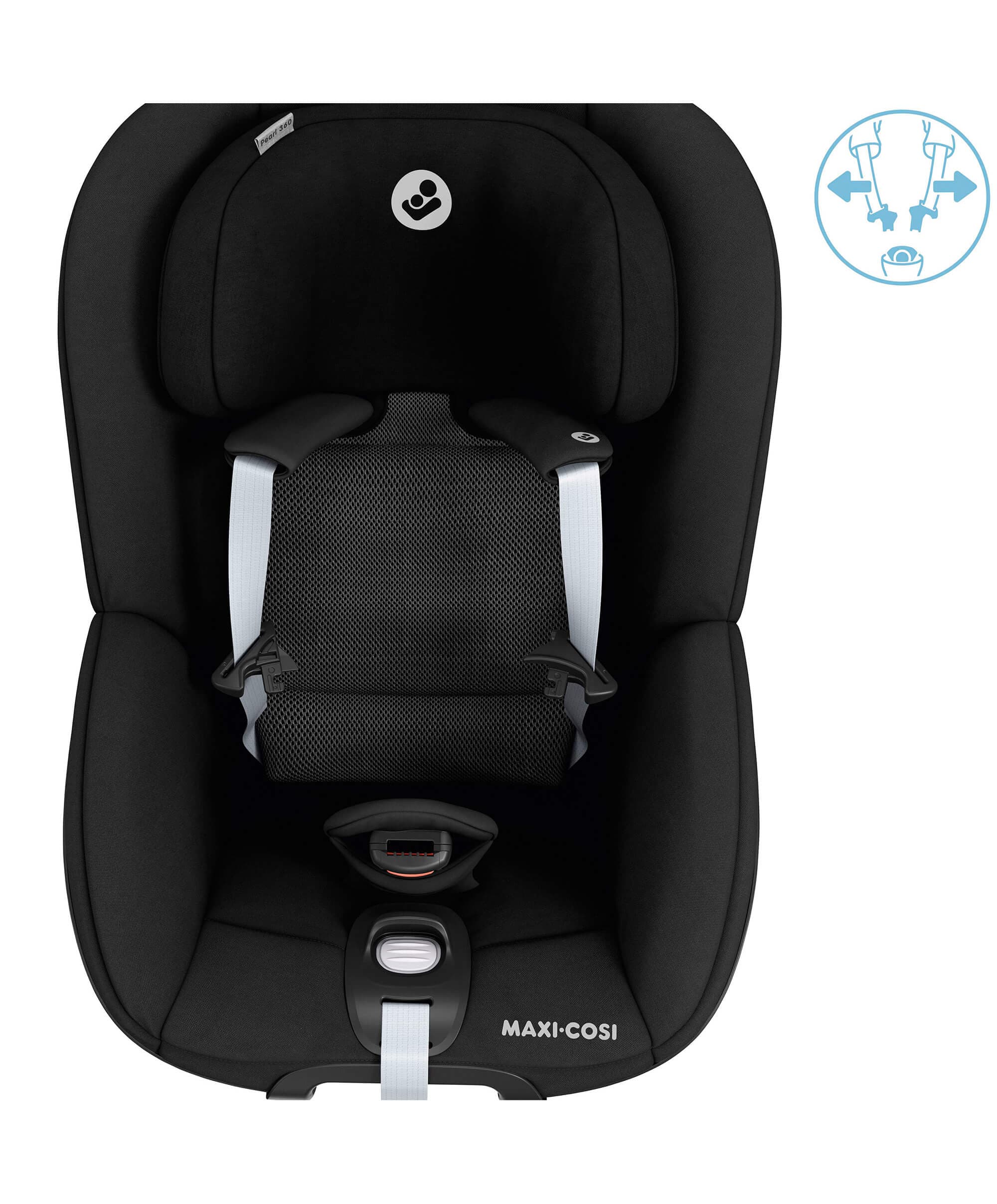 Maxi-Cosi Pearl 360 Car Seat - Authentic Black