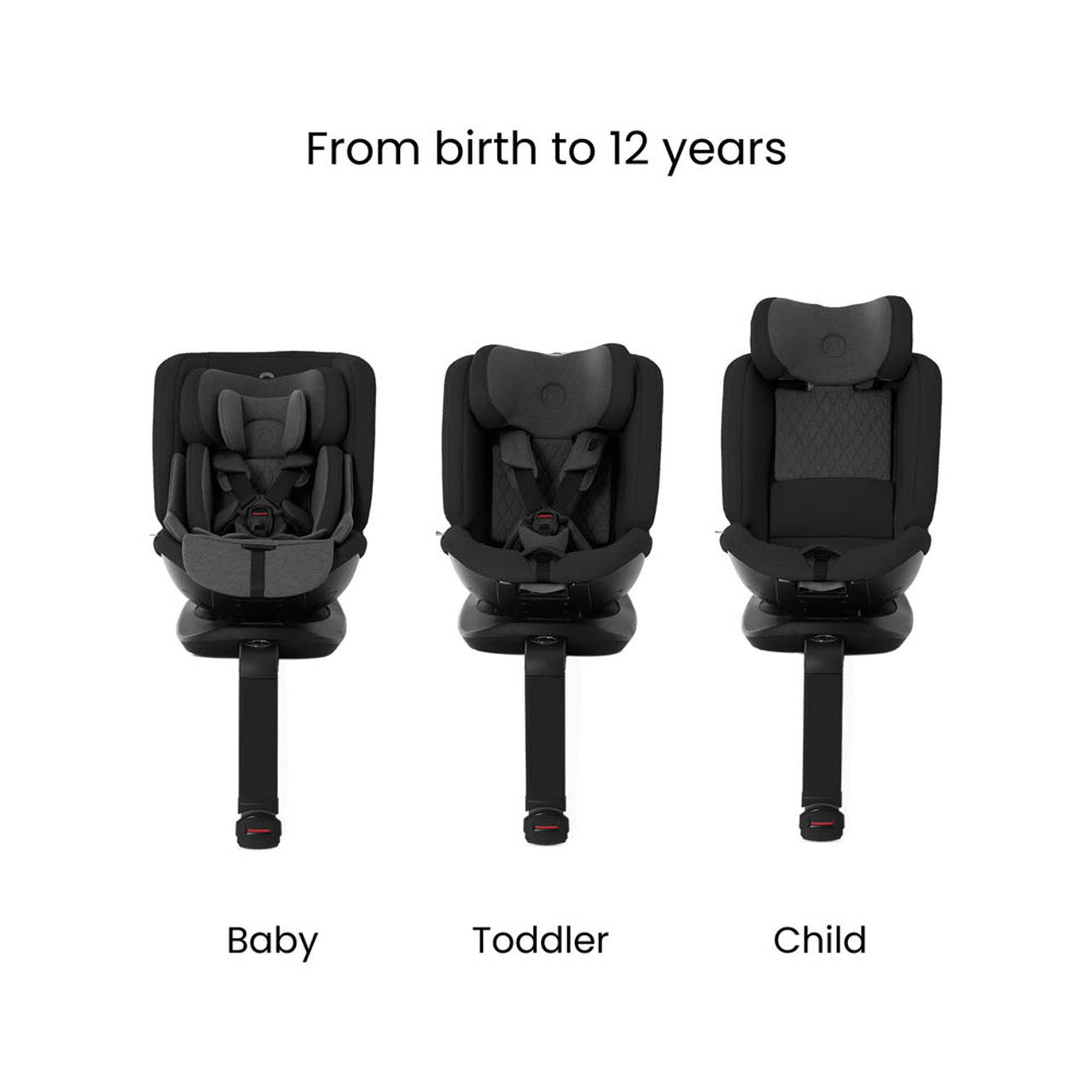 Silver Cross Motion 2 All Size Car Seat (360 Rotation) - Space